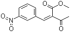Methyl 3-nitrobenzylideneacetoacetate molecular structure (CAS 39562-17-9)