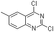 2,4-二氯-6-甲基喹唑啉分子结构 (CAS 39576-82-4)