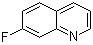 7-氟喹啉分子结构 (CAS 396-32-7)