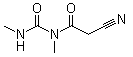 N,N'-二甲基-N-氰基乙酰基脲分子结构 (CAS 39615-79-7)
