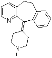 structure of CAS# 3964-81-6, 6,11-Dihydro-11-(1-methyl-4-piperidylidene)-5H-benzo[5,6]cyclohepta[1,2-b]pyridine