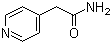 4-吡啶乙酰胺分子结构 (CAS 39640-62-5)