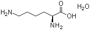 L(+)-Lysine monohydrate molecular structure (CAS 39665-12-8)