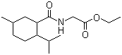 N-[[5-甲基-2-(异丙基)环己基]甲酰]甘氨酸乙酯分子结构 (CAS 39668-74-1)