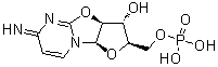 环胞苷 5'-磷酸酯分子结构 (CAS 39679-56-6)