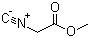 structure of CAS# 39687-95-1, Methyl isocyanoacetate;Methyl 2-isocyanoacetate; 2-Isocyanoacetic acid methyl ester