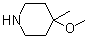 结构式 CAS# 3970-72-7, 4-甲氧基-4-甲基哌啶