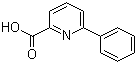 结构式 CAS# 39774-28-2, 6-苯基吡啶-2-羧酸; 2-苯基-6-羧基吡啶