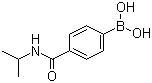 4-(N-异丙基氨基羰基)苯硼酸分子结构 (CAS 397843-67-3)