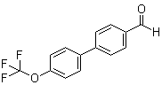 结构式 CAS# 398156-35-9, 4'-(三氟甲氧基)联苯-4-甲醛