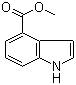 Methyl indole-4-carboxylate molecular structure (CAS 39830-66-5)