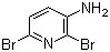 2,6-Dibromopyridin-3-amine molecular structure (CAS 39856-57-0)