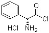 结构式 CAS# 39878-87-0, (R)-(-)-2-苯甘氨酰氯盐酸盐; D-(-)-苯甘氨酸酰氯盐酸盐