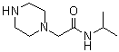 N-Isopropyl-2-piperazinoacetamide molecular structure (CAS 39890-42-1)