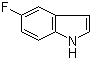structure of CAS# 399-52-0, 5-Fluoroindole;5-Fluoro-1H-indole