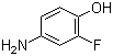 结构式 CAS# 399-96-2, 4-氨基-2-氟苯酚; 3-氟-4-羟基苯胺