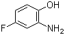 结构式 CAS# 399-97-3, 2-氨基-4-氟苯酚