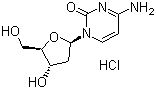 结构式 CAS# 3992-42-5, 2'-脱氧胞苷盐酸盐