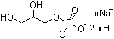 Glycerol dihydrogen phosphate sodium salt molecular structure (CAS 39951-36-5)