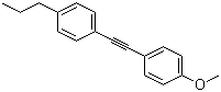 1-(2-(4-Methoxyphenyl)ethynyl)-4-propylbenzene molecular structure (CAS 39969-26-1)