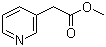结构式 CAS# 39998-25-9, 吡啶-3-乙酸甲酯