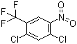 structure of CAS# 400-70-4, 2,4-Dichloro-5-nitrobenzotrifluoride
