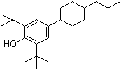 2,6-Bis(tert-butyl)-4-(4-propylcyclohexyl)phenol molecular structure (CAS 400031-56-3)