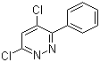 structure of CAS# 40020-05-1, 4,6-Dichloro-3-phenylpyridazine;3-Phenyl-4,6-dichloropyridazine