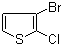 2-氯-3-溴噻吩分子结构 (CAS 40032-73-3)