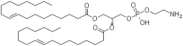 二油酰基磷脂酰乙醇胺分子结构 (CAS 4004-05-1)