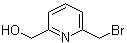 6-(Bromomethyl)-2-pyridinemethanol molecular structure (CAS 40054-01-1)