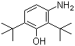3-Amino-2,6-di(tert-butyl)phenol molecular structure (CAS 400629-10-9)