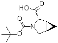 结构式 CAS# 400720-05-0, (1S,2S,5R)-3-(叔丁氧羰基)-3-氮杂双环[3.1.0]己烷-2-羧酸
