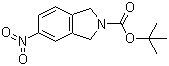 5-Nitro-2-(tert-butoxycarbonyl)isoindoline molecular structure (CAS 400727-63-1)