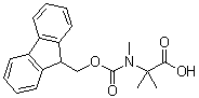 N-[芴甲氧羰基]-N,2-二甲基丙氨酸分子结构 (CAS 400779-65-9)