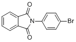 N-(4-溴苯基)邻苯二甲酰亚胺分子结构 (CAS 40101-31-3)