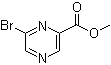 structure of CAS# 40155-34-8, 6-Bromo-2-pyrazinecarboxylic acid methyl ester