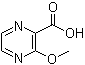 3-甲氧基-2-吡嗪甲酸分子结构 (CAS 40155-47-3)