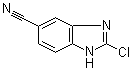 2-氯-1H-苯并咪唑-6-甲腈分子结构 (CAS 401567-00-8)