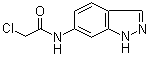 2-Chloro-N-1H-indazol-6-ylacetamide molecular structure (CAS 401591-05-7)