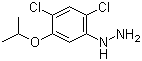 (2,4-Dichloro-5-isopropoxyphenyl)hydrazine molecular structure (CAS 40178-22-1)