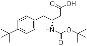 Boc-(R)-3-Amino-4-(4-tert-butylphenyl)butyric acid molecular structure (CAS 401916-48-1)