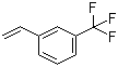 间三氟甲基苯乙烯分子结构 (CAS 402-24-4)