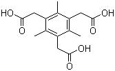 2,4,6-三甲基-1,3,5-苯三乙酸分子结构 (CAS 40207-09-8)
