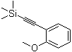 [(2-甲氧基苯基)乙炔基]三甲基硅烷分子结构 (CAS 40230-91-9)
