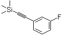 [(3-Fluorophenyl)ethynyl]trimethylsilane molecular structure (CAS 40230-96-4)