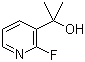 2-(2-Fluoropyridin-3-yl)propan-2-ol molecular structure (CAS 40247-48-1)