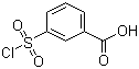 3-氯磺酰基苯甲酸分子结构 (CAS 4025-64-3)