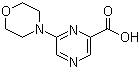6-(4-吗啉基)吡嗪-2-甲酸分子结构 (CAS 40262-73-5)