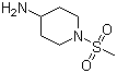 structure of CAS# 402927-97-3, 4-Amino-1-methanesulfonylpiperidine;1-(Methylsulfonyl)piperidin-4-amine